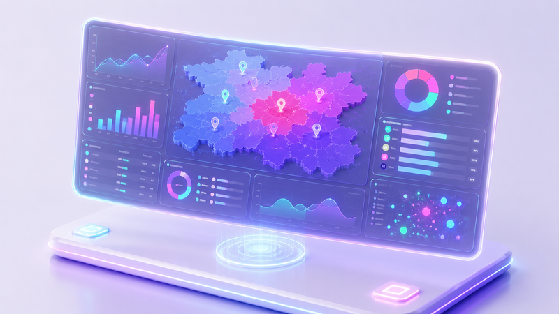 Flow Connect operational dashboard interface.